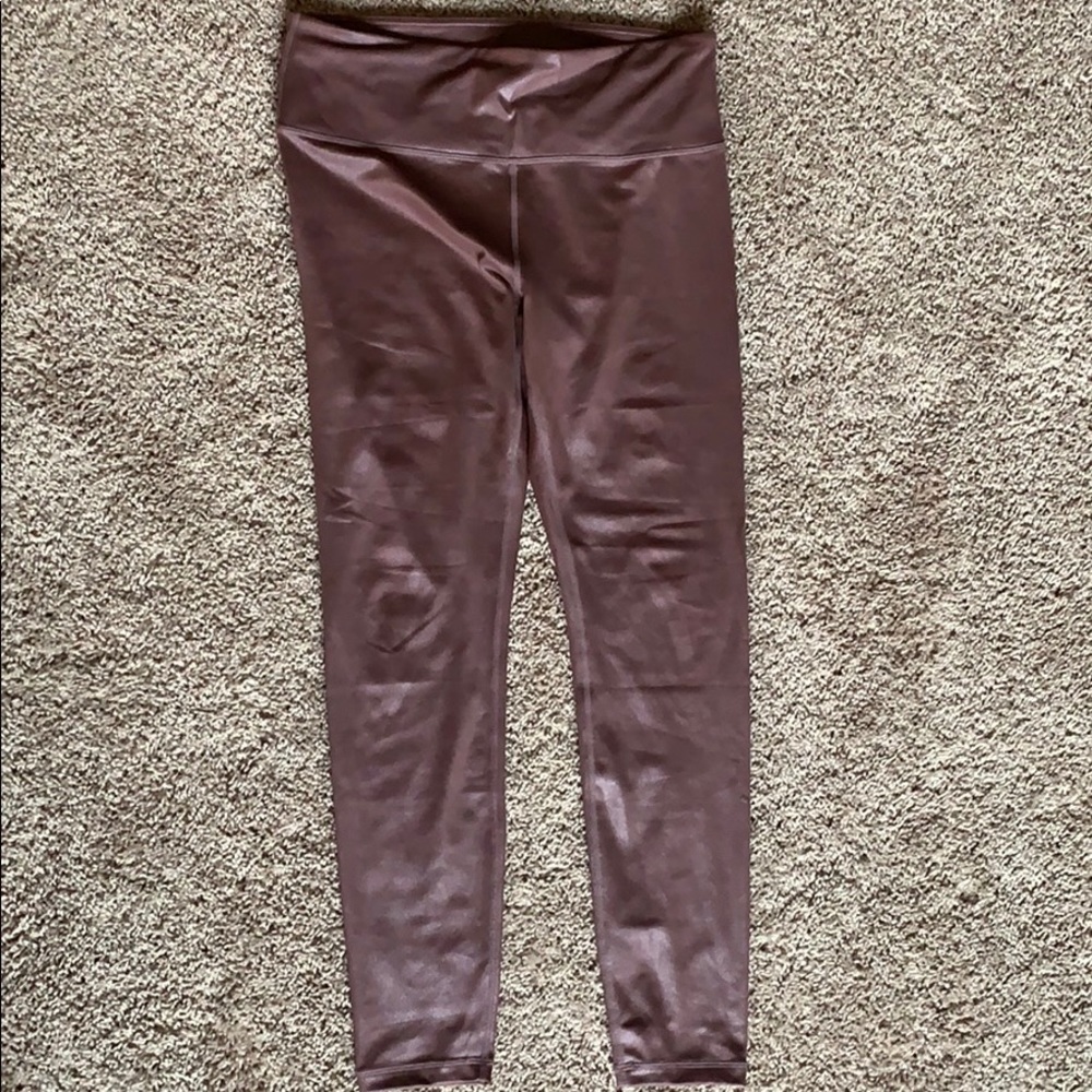 Athleta Metallic Leggings